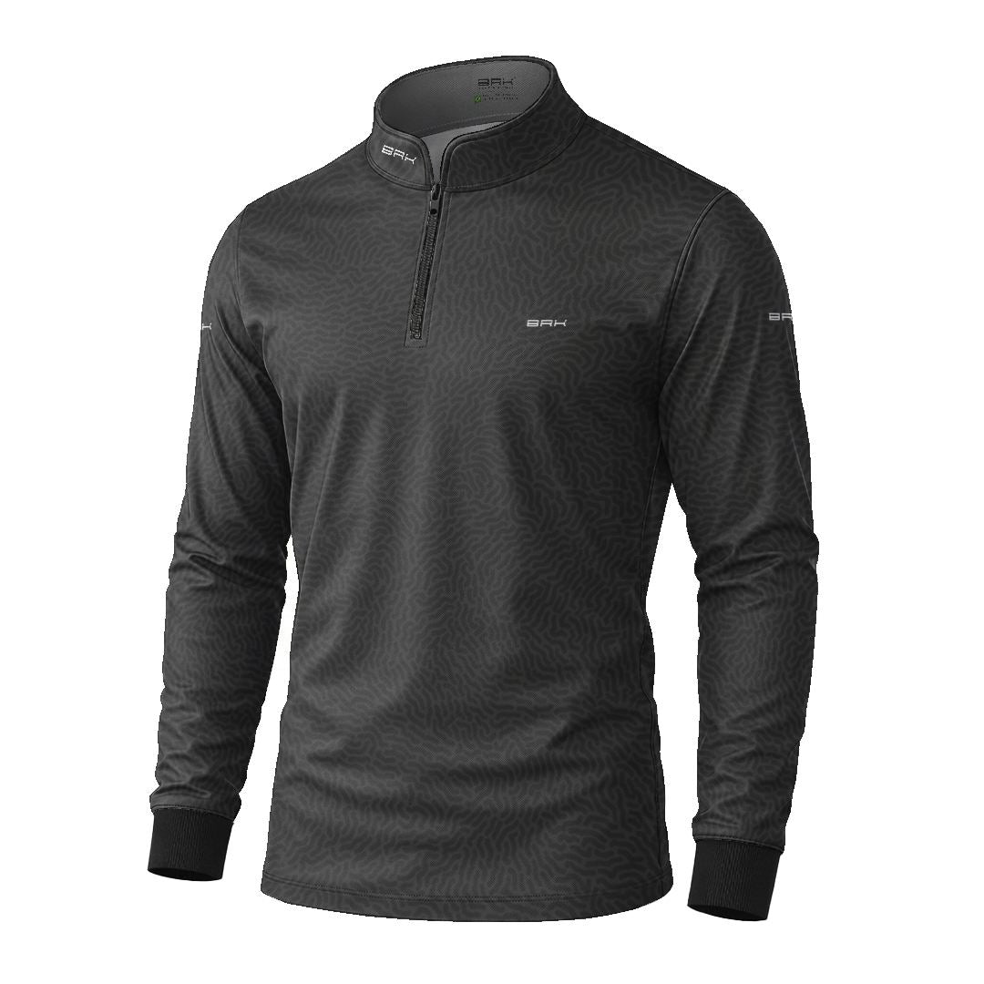 Camisa Agro Brk Dia dos Pais Agro de Pai para Filho Preto Estonado com Proteção Solar UV50+