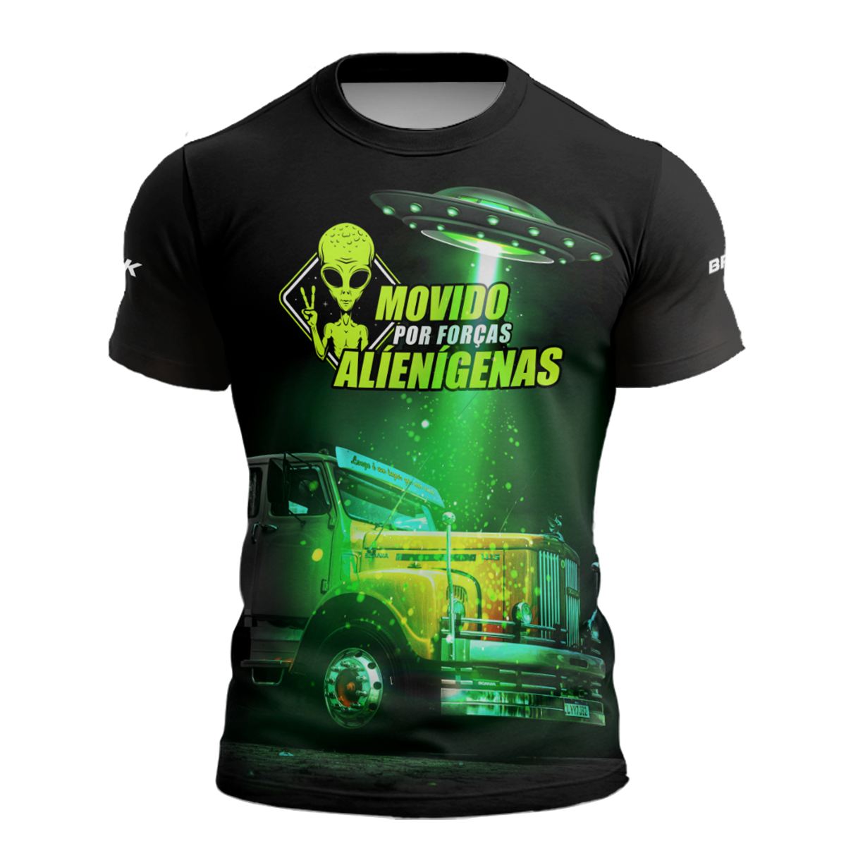 Camiseta Agro Brk Movido Por Forças Alienígenas com Proteção Solar UV50+ - Brk Agro