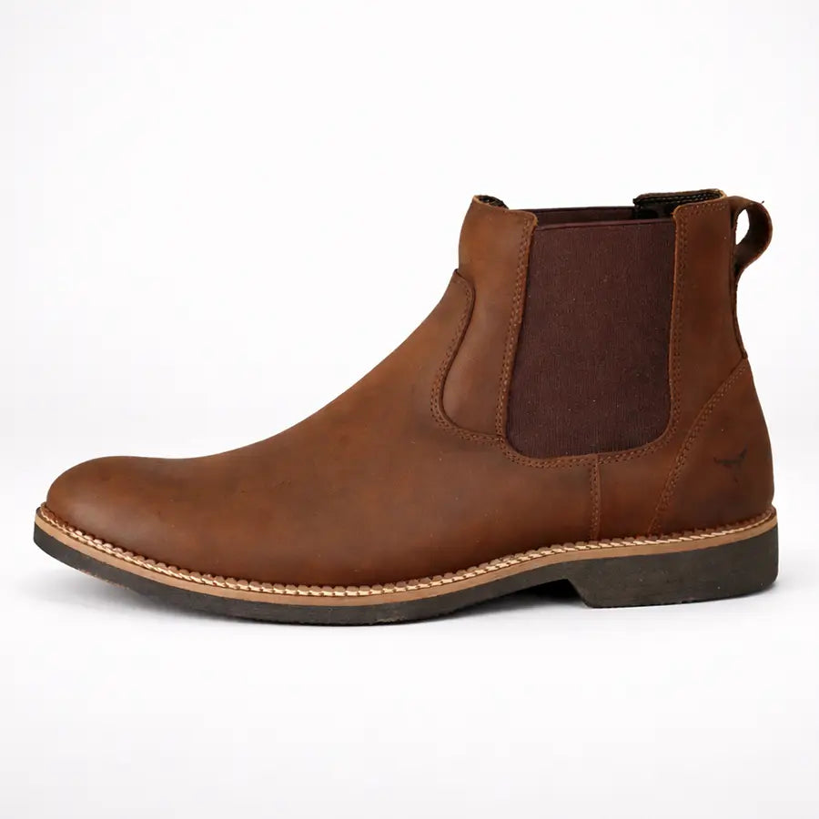 Botina Masculina Mustang Whisky Brk Agro
