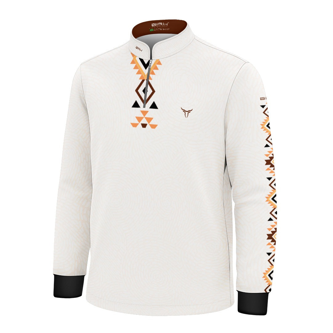 Camisa Infantil Branca Longhorn Apache com UV50