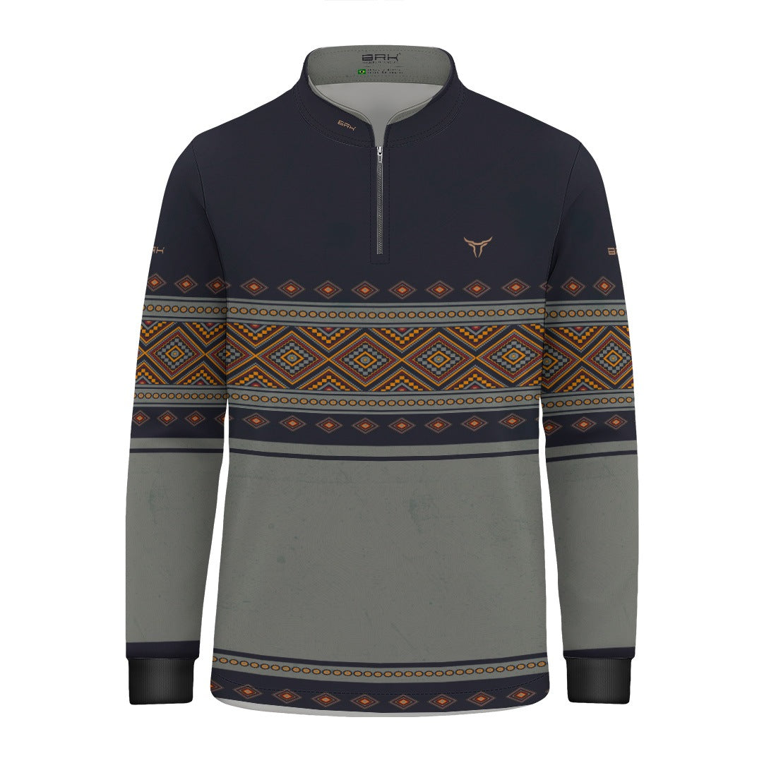 Camisa Infantil Apache Cinza com UV50