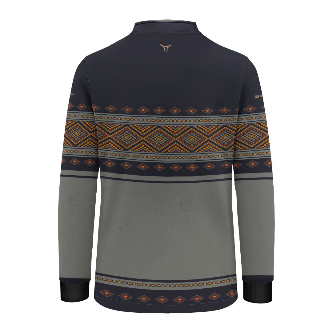 Camisa Infantil Apache Cinza com UV50