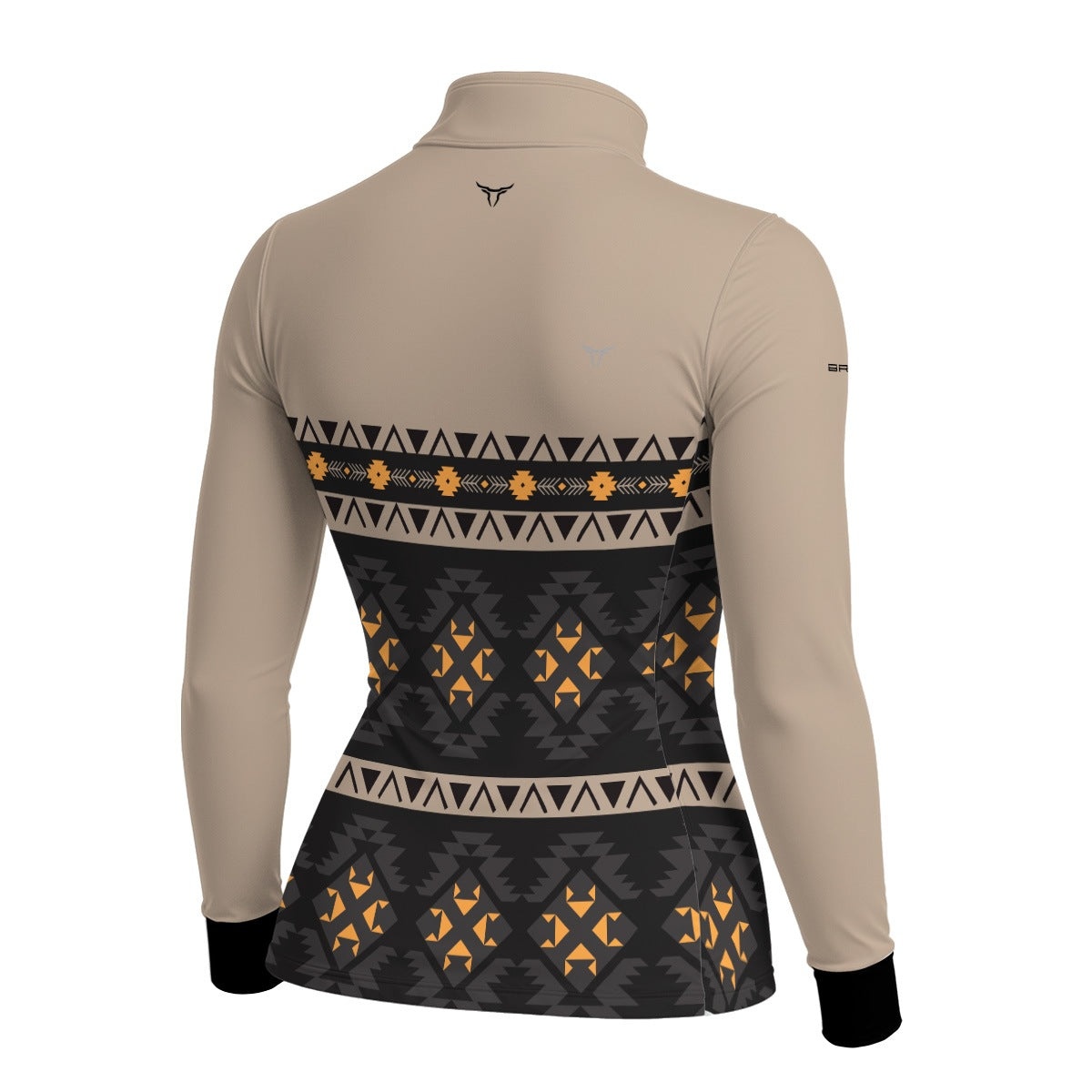 Camisa Feminina Apache Cinza Amarelo com UV50