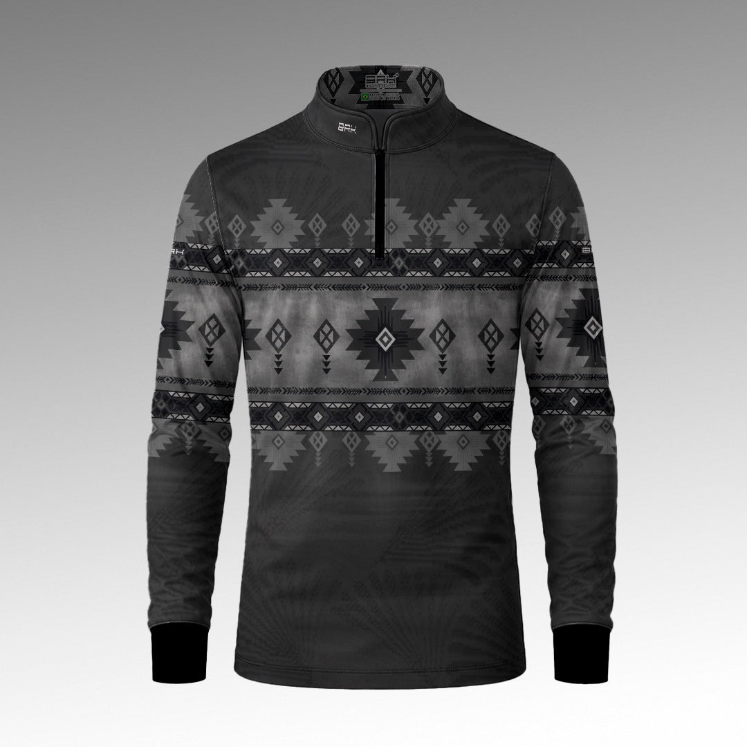 Camisa Preta Apache Monocromática com UV50