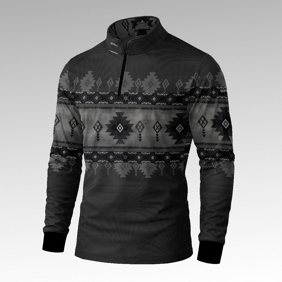 Camisa Preta Apache Monocromática com UV50
