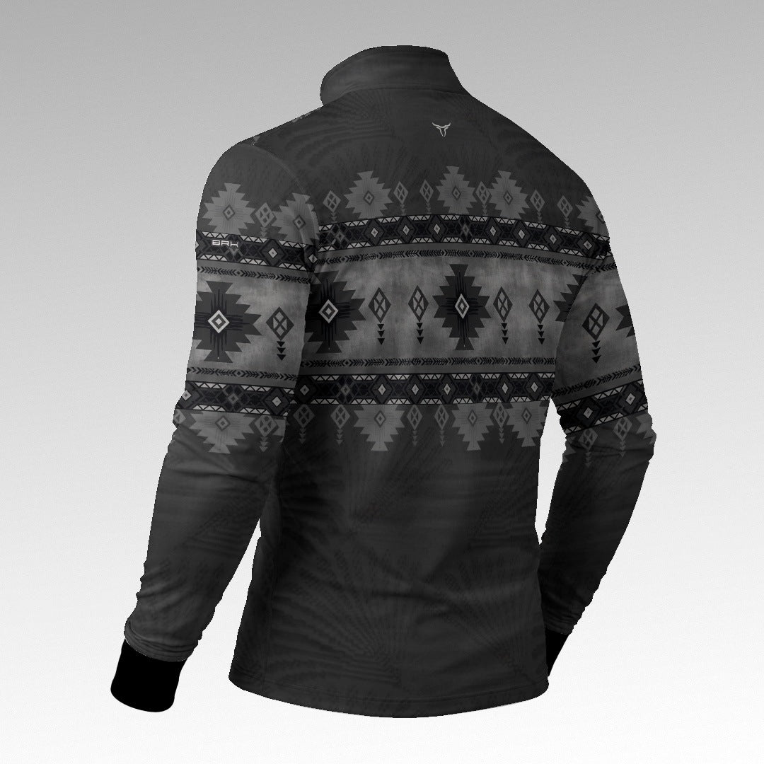 Camisa Preta Apache Monocromática com UV50