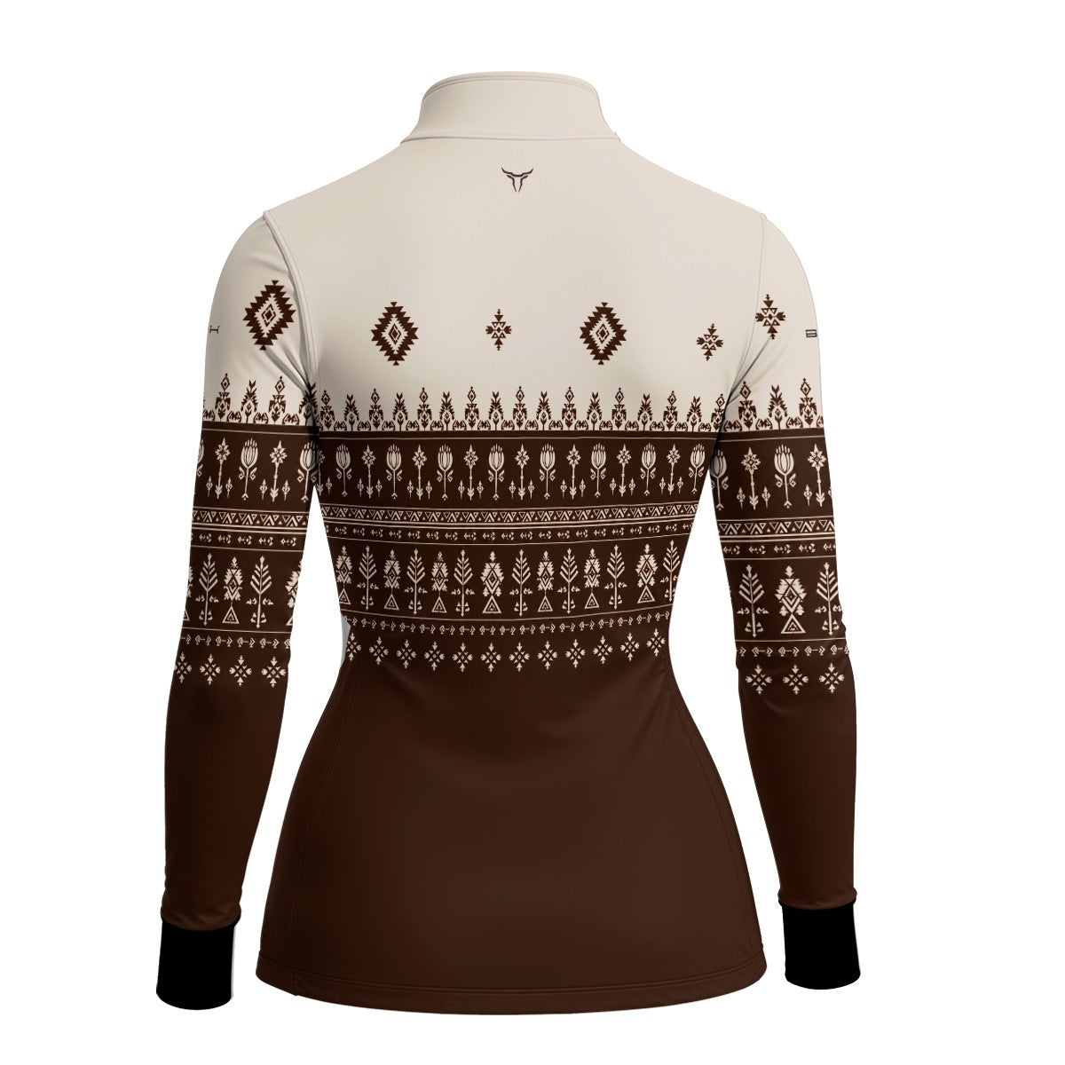 Camisa Feminina Apache Marrom Creme com UV50