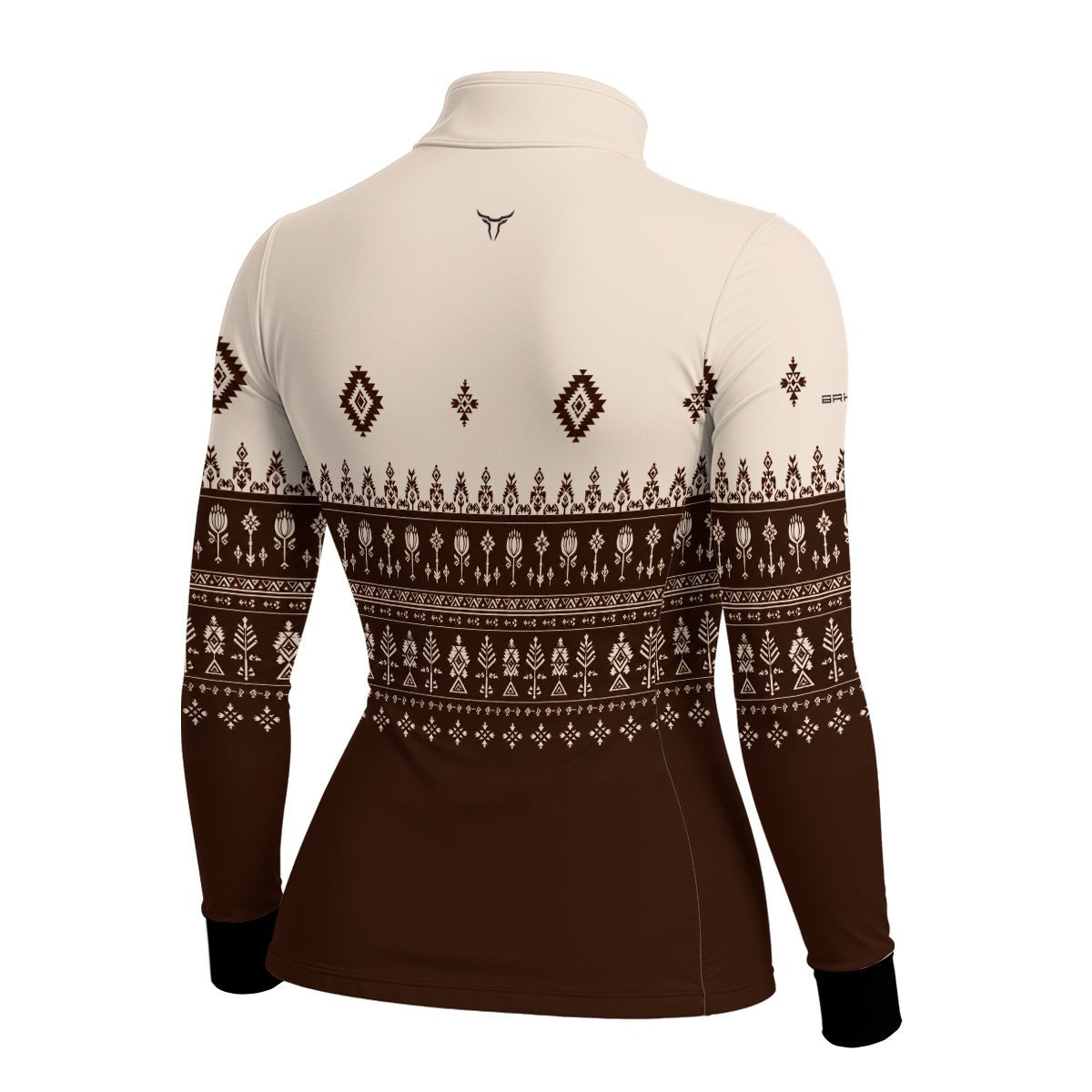 Camisa Feminina Apache Marrom Creme com UV50
