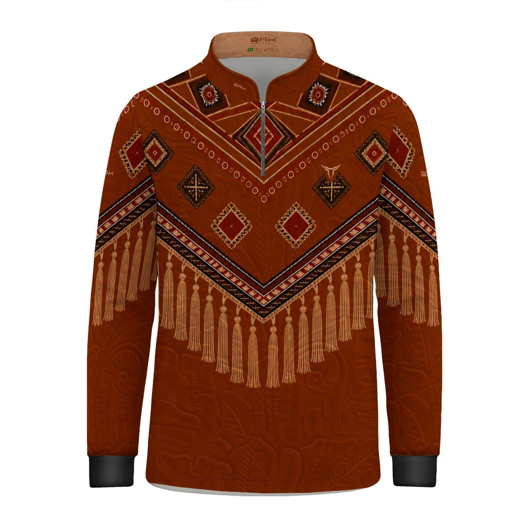 Camisa Infantil Apache Franjas com UV50