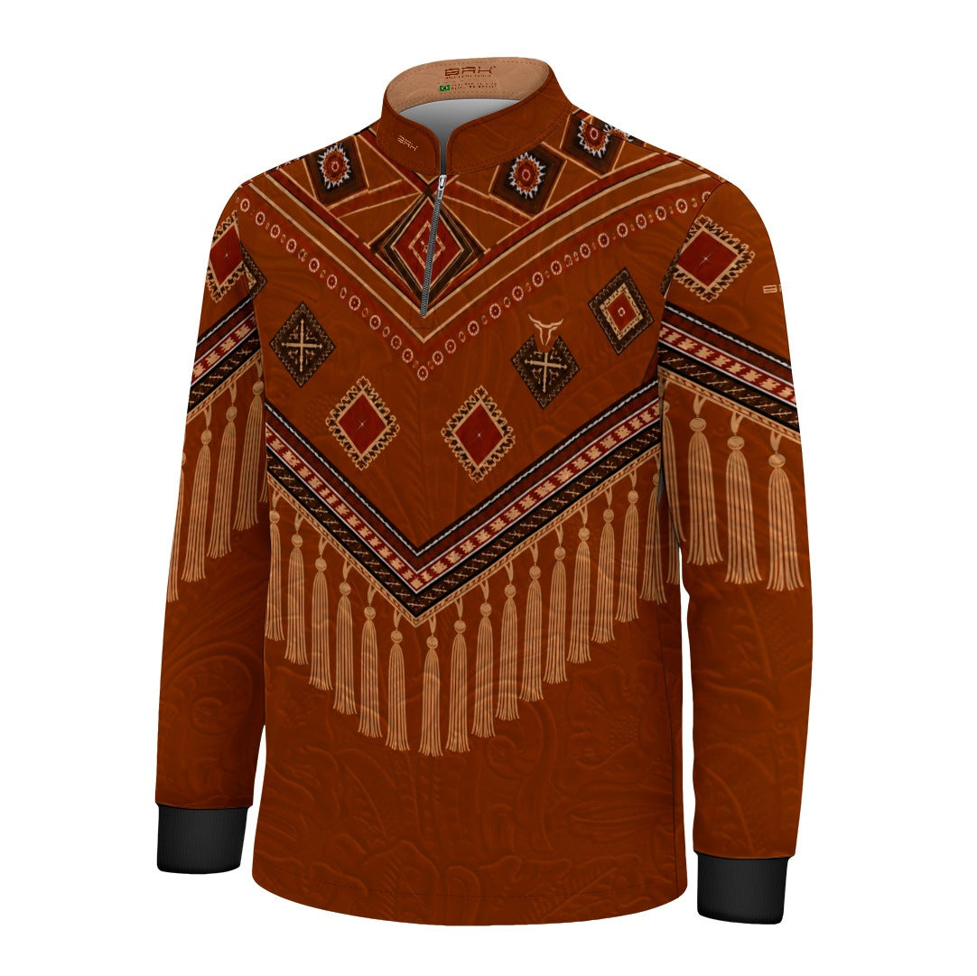 Camisa Infantil Apache Franjas com UV50