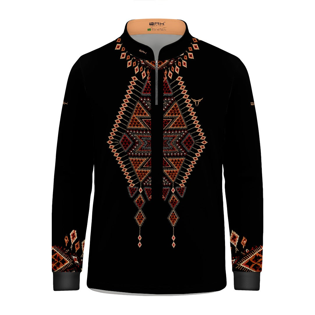 Camisa Infantil Apache Preto com UV50