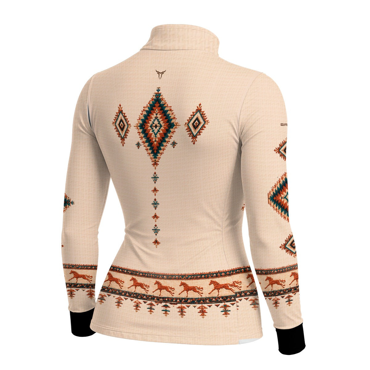 Camisa Feminina Apache Creme Multicolorido com UV50