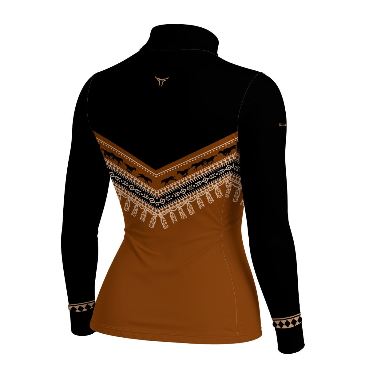 Camisa Feminina Apache Cavalos e Franjas com UV50