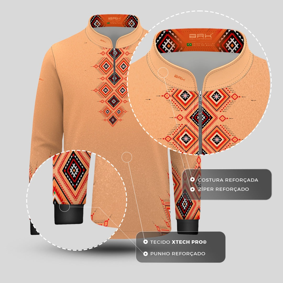Camisa Infantil Apache Vermelha com UV50