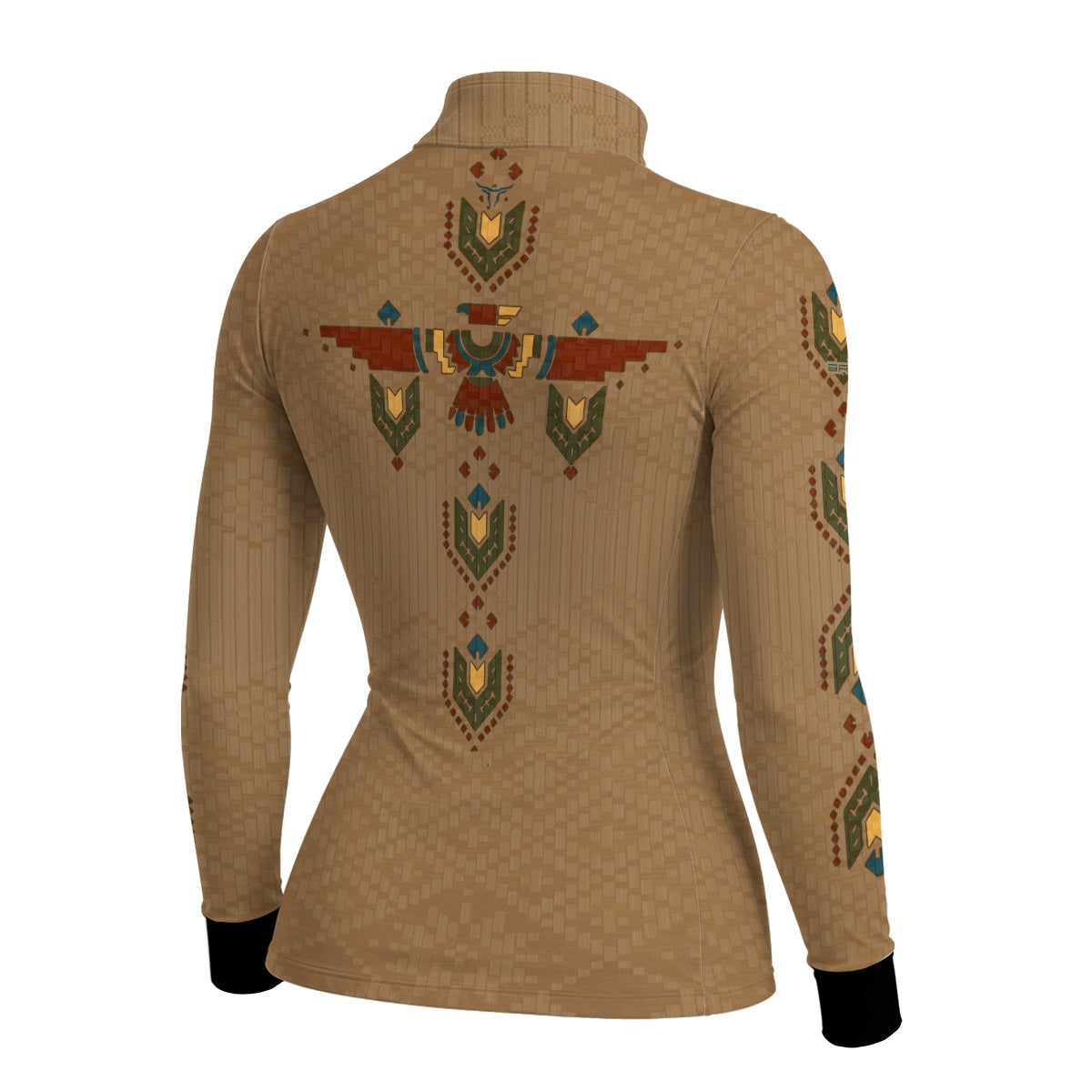 Camisa Feminina Apache Bege Multicolorido com UV50