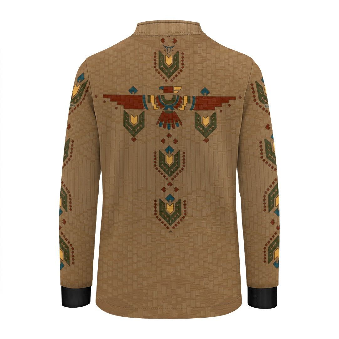 Camisa Infantil Apache Bege Multicolorido com UV50