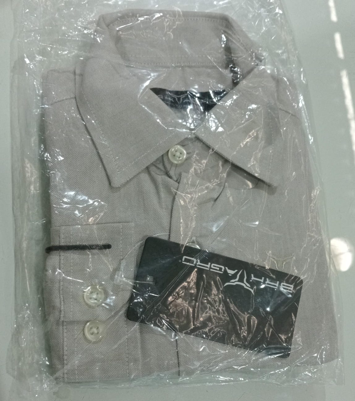 Camisa Country Infantil Classic Bege - Manga Longa - Brk Agro