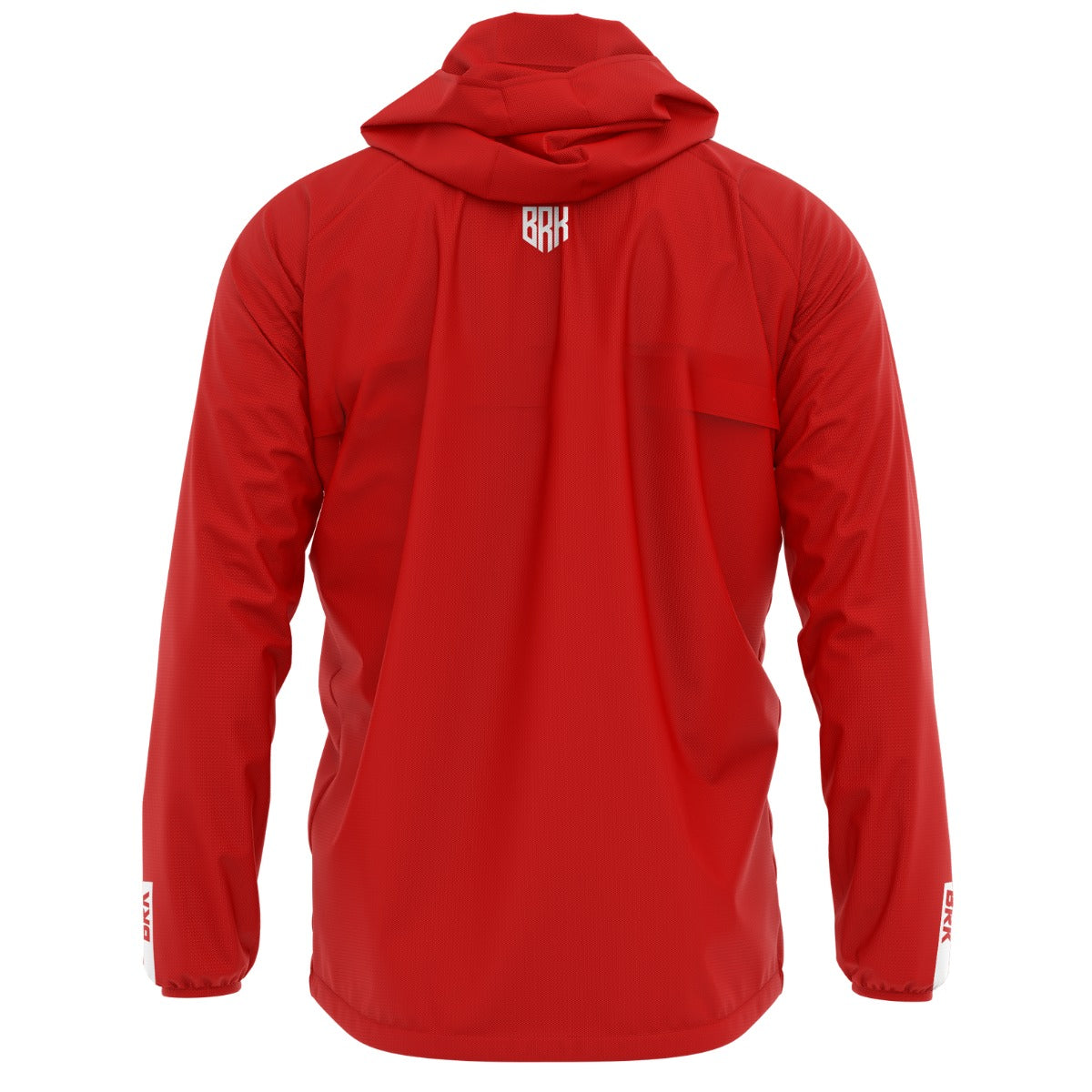 Jaqueta Corta Vento Brk Agro Repelente à Água - Vermelha com Proteção Solar UV50+ - Brk Agro