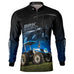 Camisa Agro Brk Trator TL5 Azul com Proteção Solar UV50+ - Brk Agro