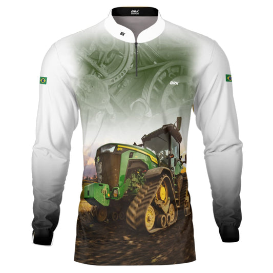 Camisa Agro Brk Eagle Estados Unidos Soja com Proteção Solar UV50+ - Brk Agro