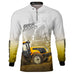 Camisa Agro Brk Trator BM135 Amarelo Clara com Proteção Solar UV50+ - Brk Agro