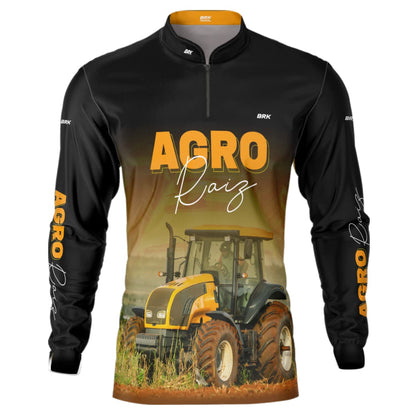 Camisa Agro Brk Trator Agro Raiz com UV50+ - Brk Agro