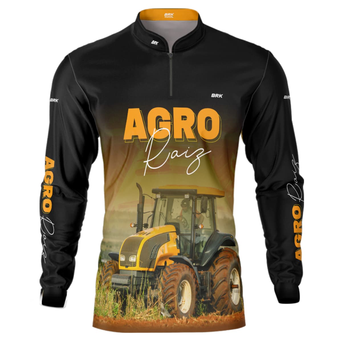 Camisa Agro Brk Trator Agro Raiz com UV50+ - Brk Agro