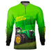 Camisa Agro Brk Trator 8250R Verde com Proteção Solar UV50+ - Brk Agro