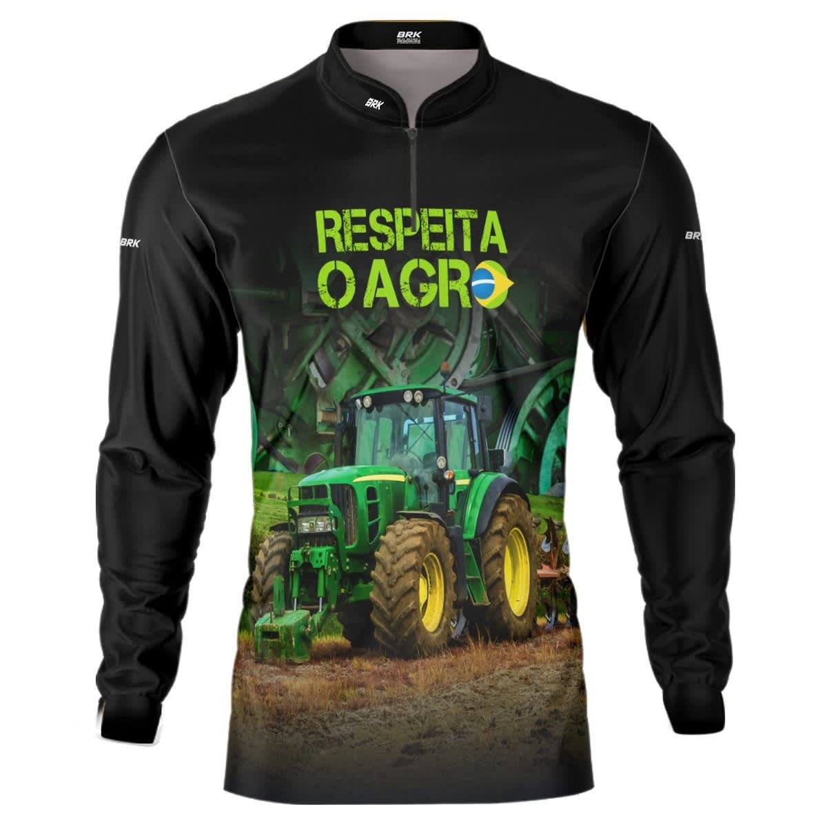 Camisa Agro Brk Respeita o Agro com Proteção Solar UV50+ - Brk Agro