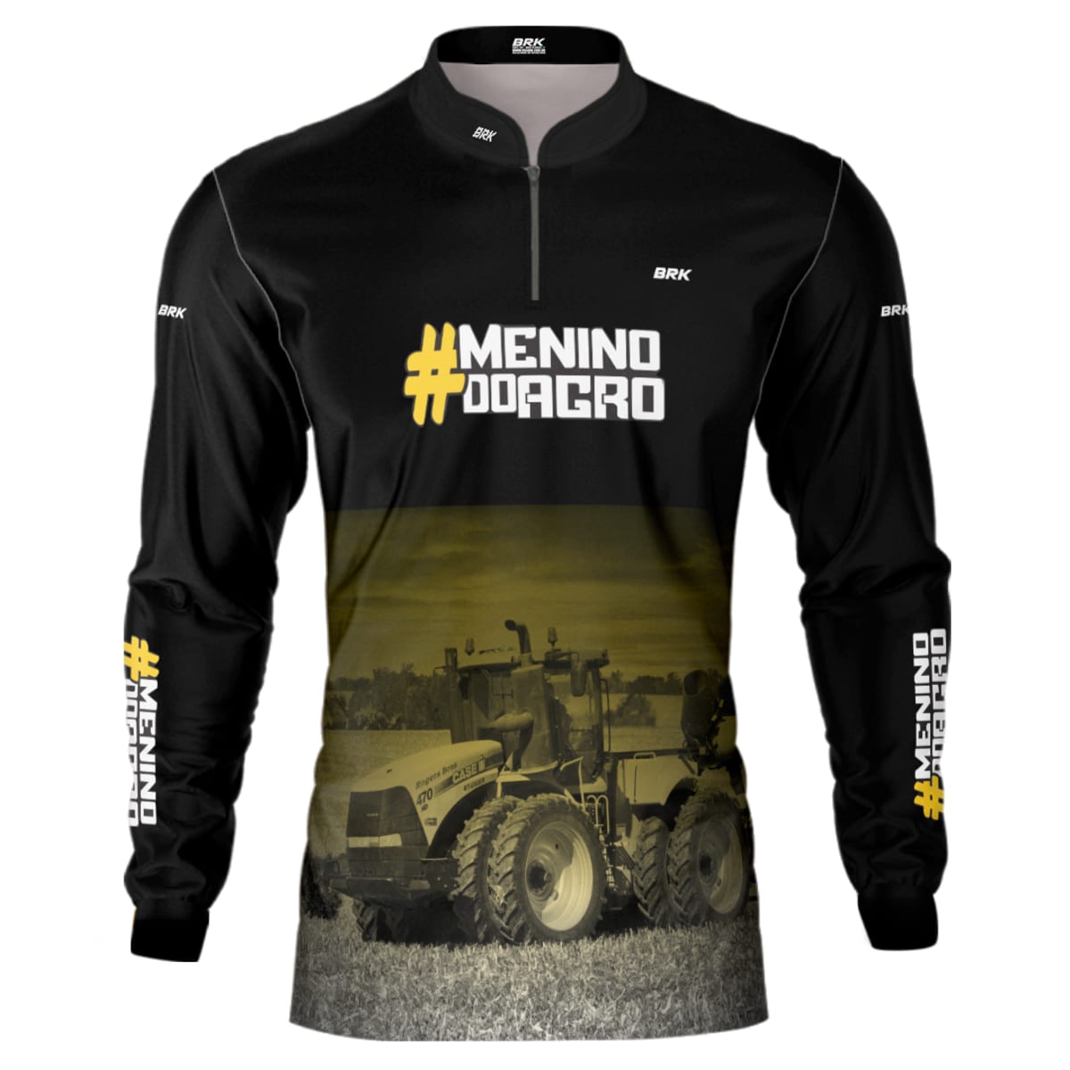 Camisa Agro Brk Menino do Agro com Proteção Solar UV50+ - Brk Agro