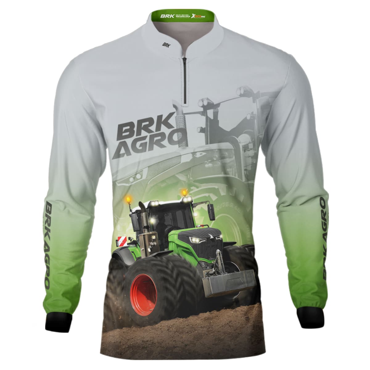 Camisa Agro Brk Trator Vario 1000 Clara com Proteção Solar UV50+ - Brk Agro