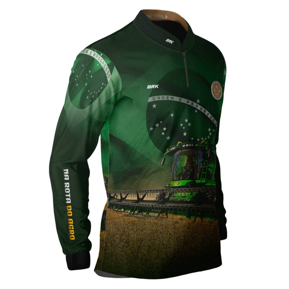 Camisa Agro Brk Agronomia Brasil com Proteção Solar UV50+ - BRK AGRO