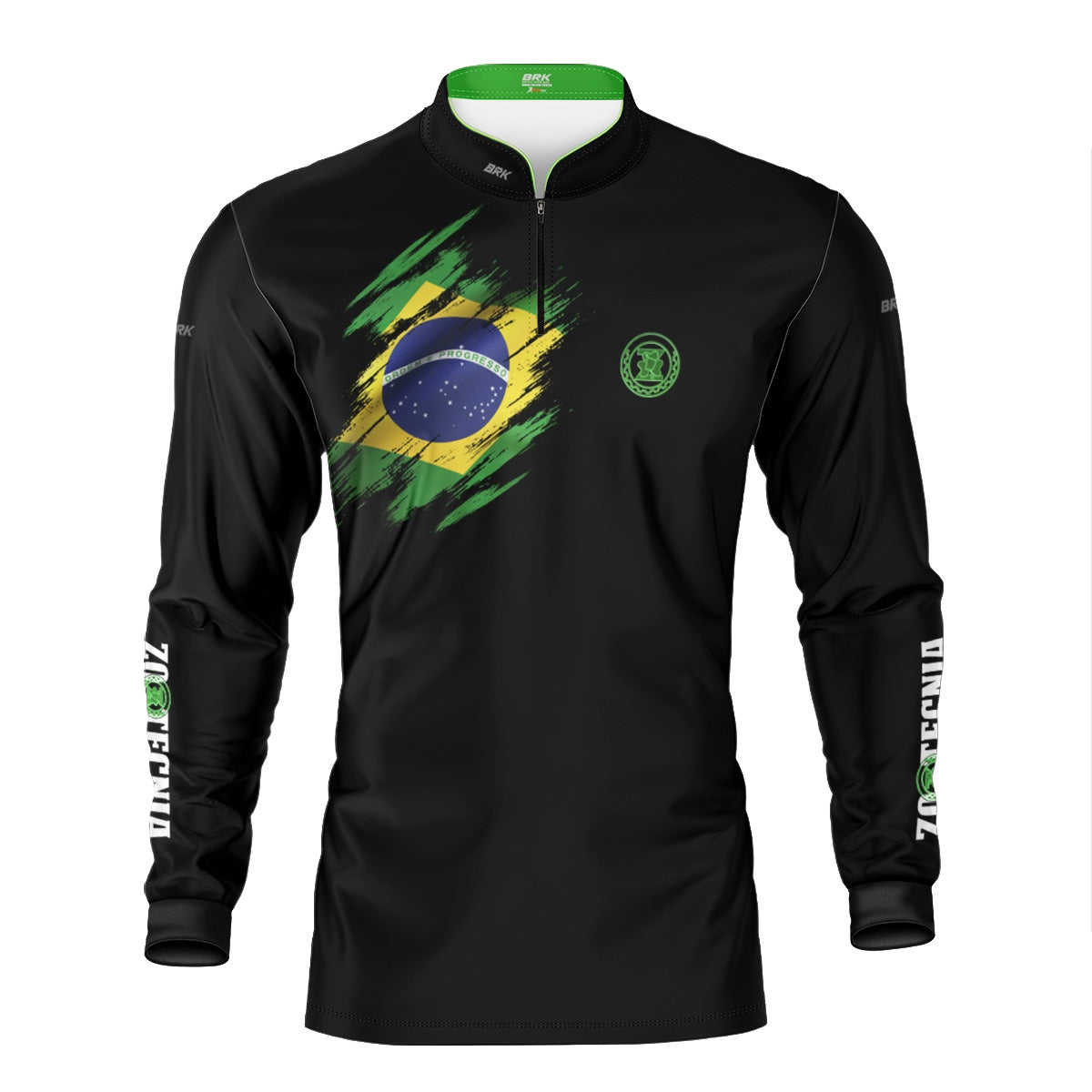 Kit 1 Boné Trucker Brk Mapa do Brasil + 1 Camisa Agro Brk Zootecnia com Proteção UV50+ - Brk Agro