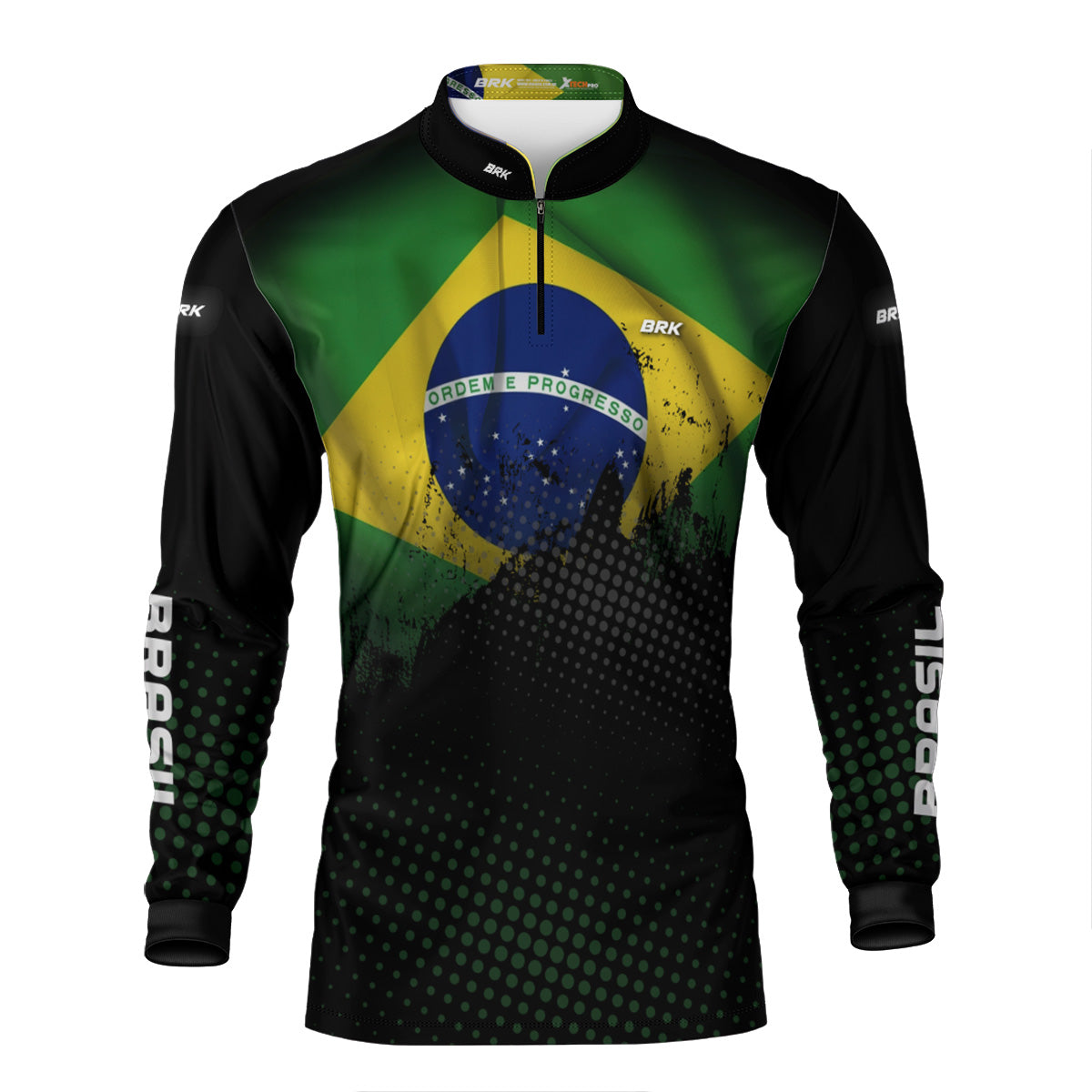 Kit Agro Brk: Camisa Brasil + Botina Couro Legítimo Chocolate - Brk Agro