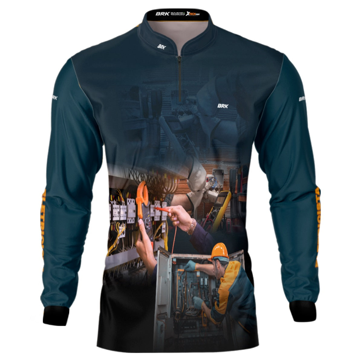Camisa Brk Profissões Eletricista com Proteção UV50+ - Brk Agro