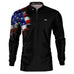 Camisa Agro Brk Bandeira Estados Unidos com Proteção Solar UV50 - Envio Imediato - Brk Agro
