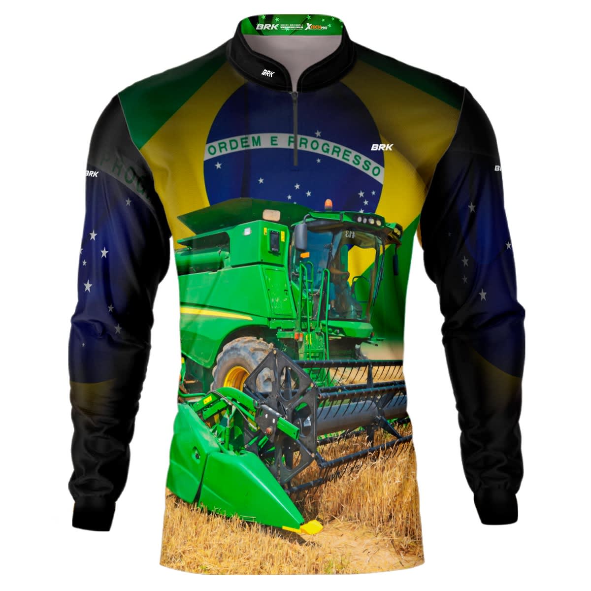Camisa Agro Brk Colheitadeira com UV50+ - Brk Agro
