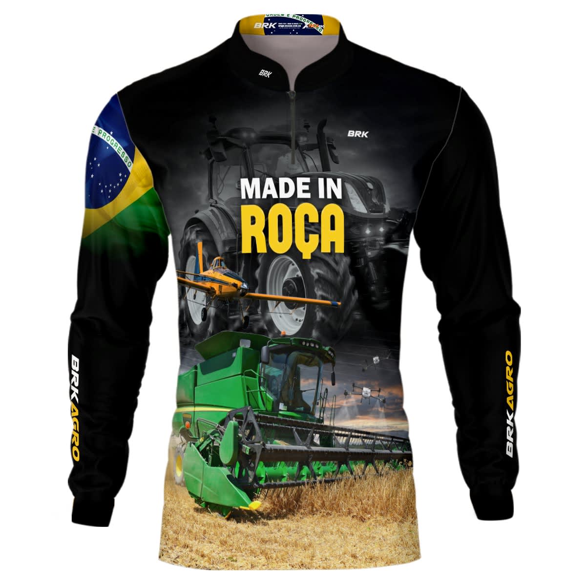 Camisa Agro Brk Made In Roça com Proteção Solar UV50+ - Brk Agro