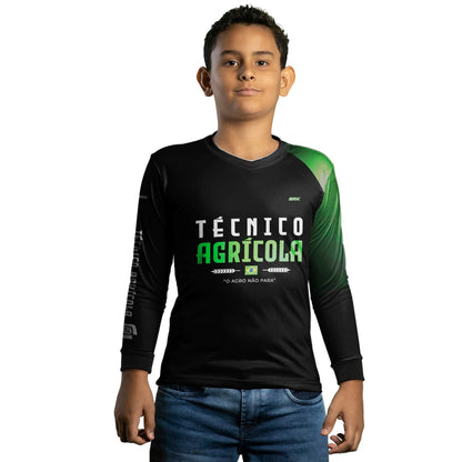 Camisa Infantil Agro Brk Técnico Agrícola UV50+ - Brk Agro