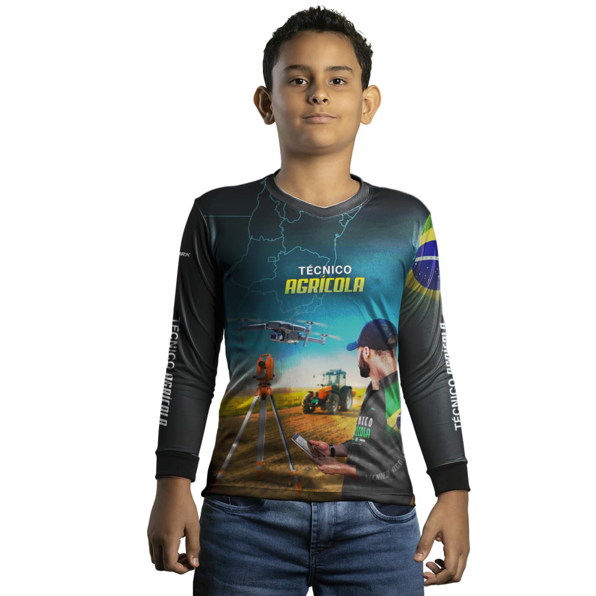 Camisa Agro Brk Técnico Agrícola com Proteção Solar UV50+ - BRK AGRO