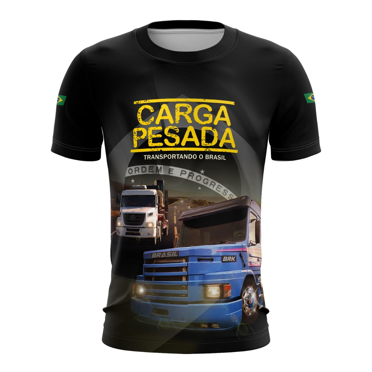 Camiseta Agro Brk Carga Pesada com Proteção Solar UV50+ - Brk Agro