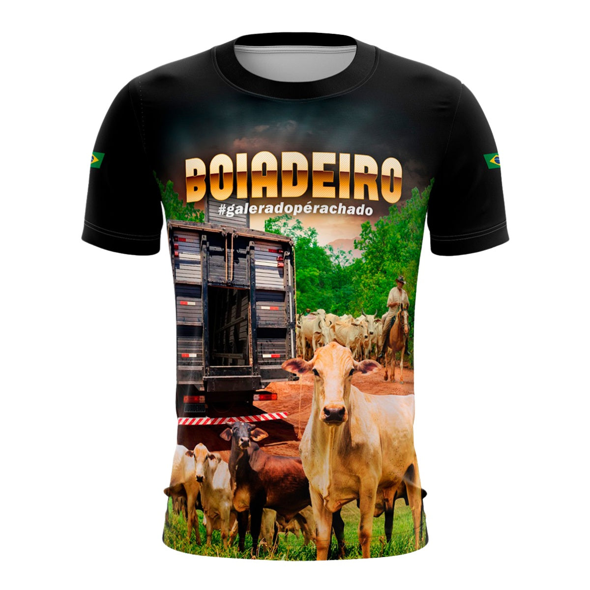 Camiseta Agro Brk Caminhoneiro Boiadeiro com Proteção Solar UV50+ - Brk Agro