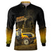 Camisa Agro Brk Trator BM135 Amarelo com Proteção Solar UV50+ - Brk Agro