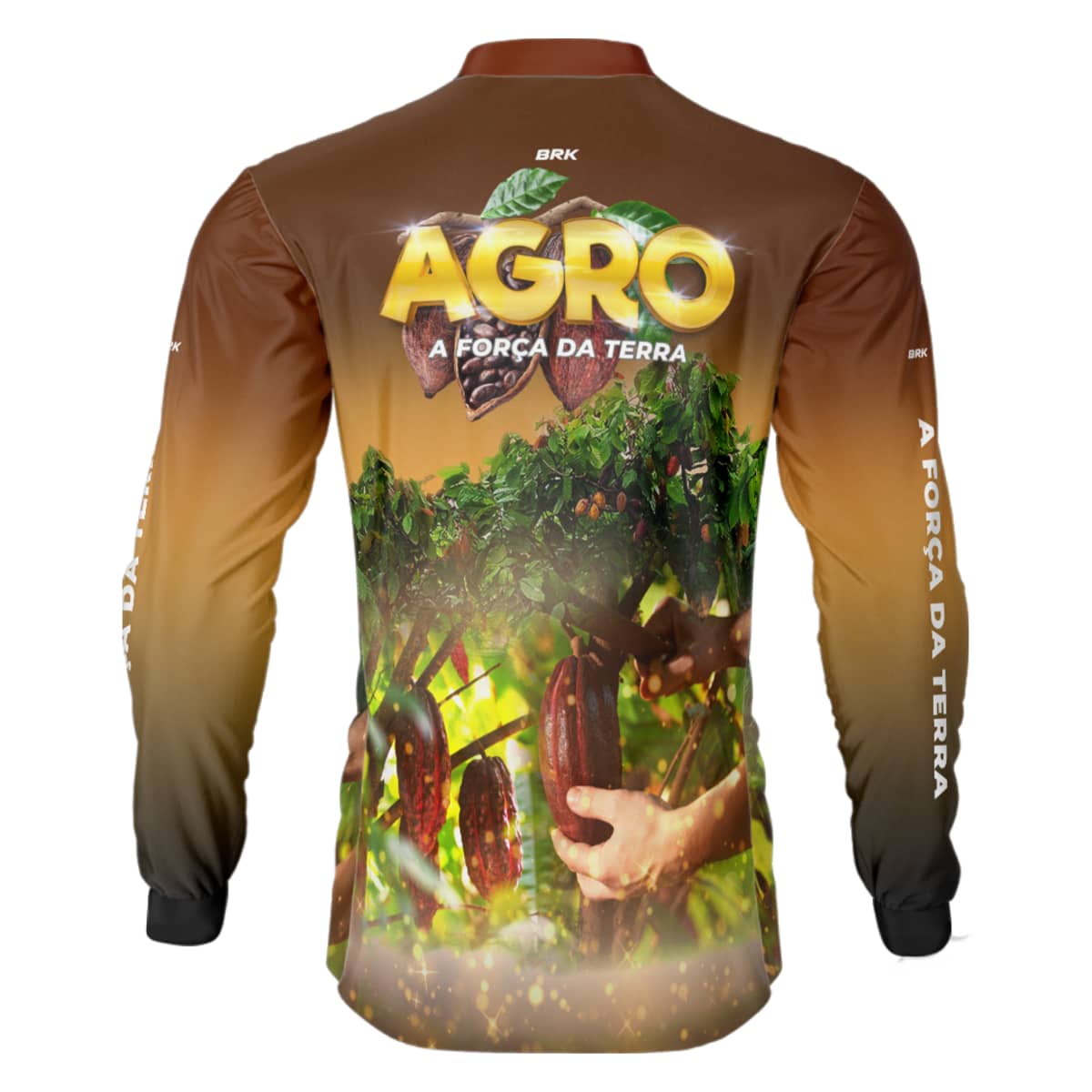 Camisa Agro Brk Cultivo de Cacau com Proteção Solar UV50+ - Brk Agro