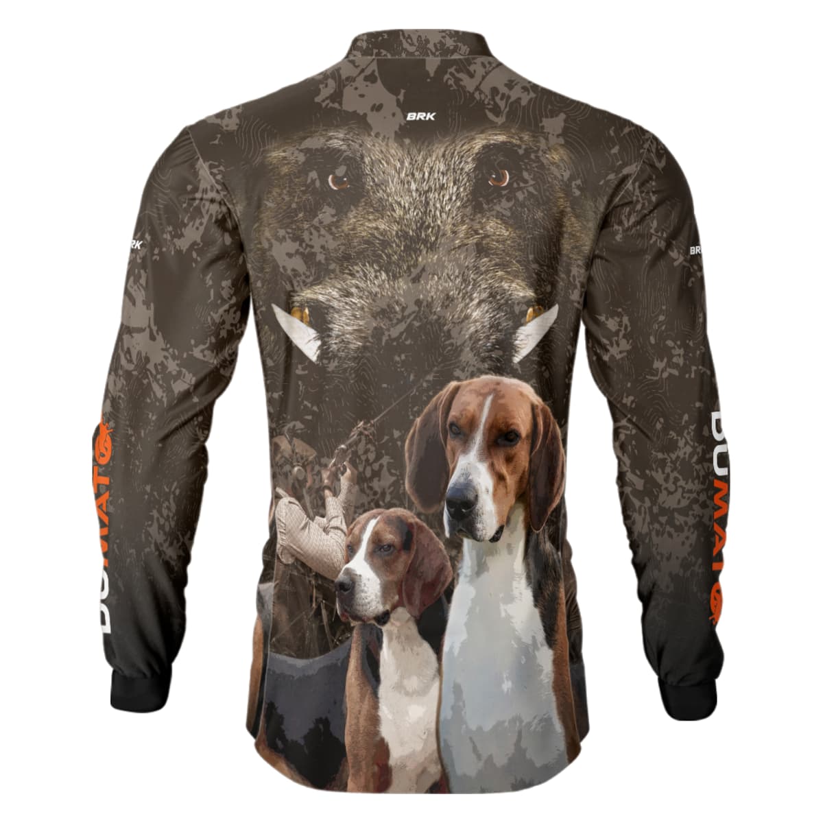 Camisa Agro Brk DuMato 2.0 FoxHound Javali Camo com Proteção Solar UV50+ - Brk Agro