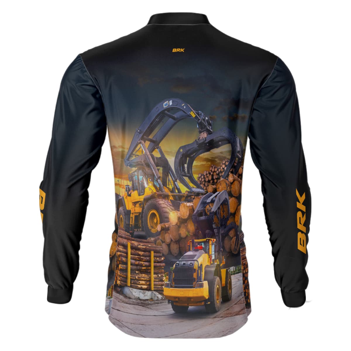 Camisa Agro Brk Trator Florestal com UV50+ - BRK AGRO