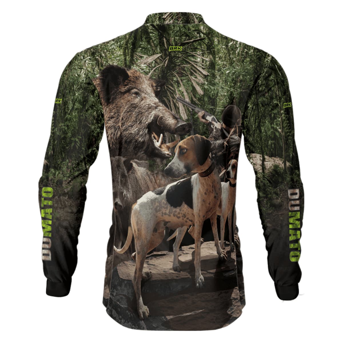 Camisa Agro Brk Dumato Javali Foxhound Real Tree com Proteção Solar UV50+ - Brk Agro