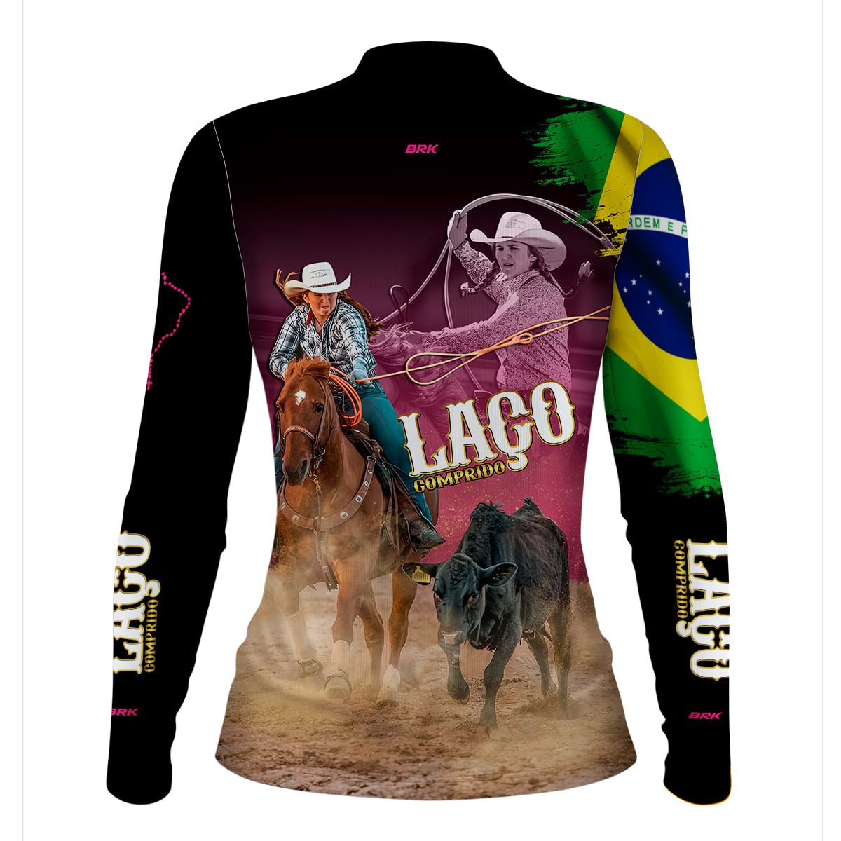 Camisa Agro Brk Feminina Prova do Laço Xadrez com UV50+ - BRK AGRO