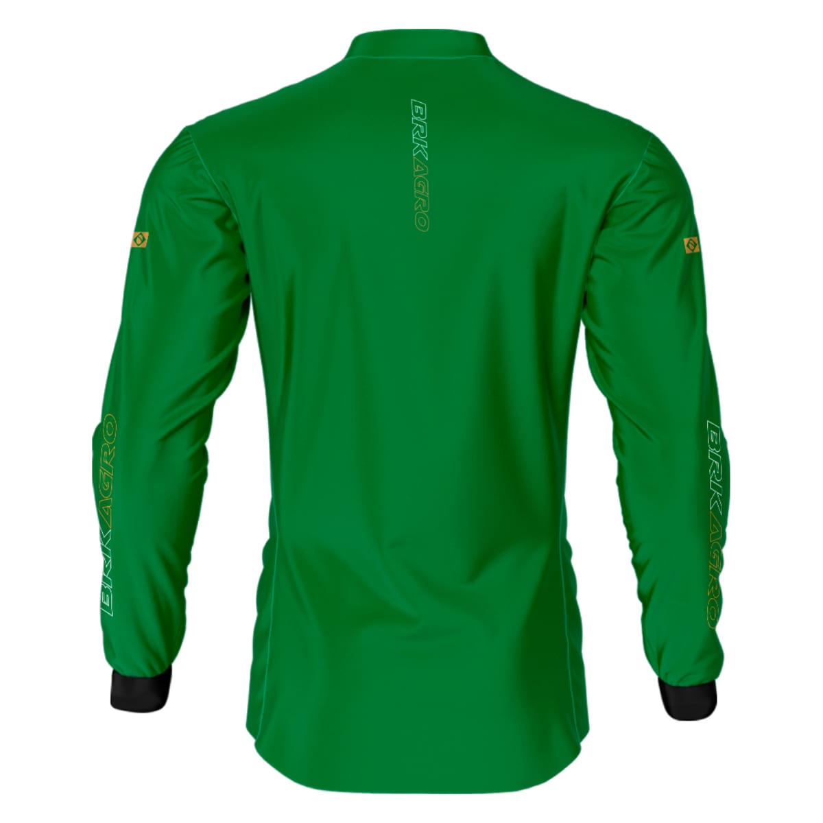 Camisa Agro Brk Básica Verde com Proteção Solar UV50+ - Brk Agro