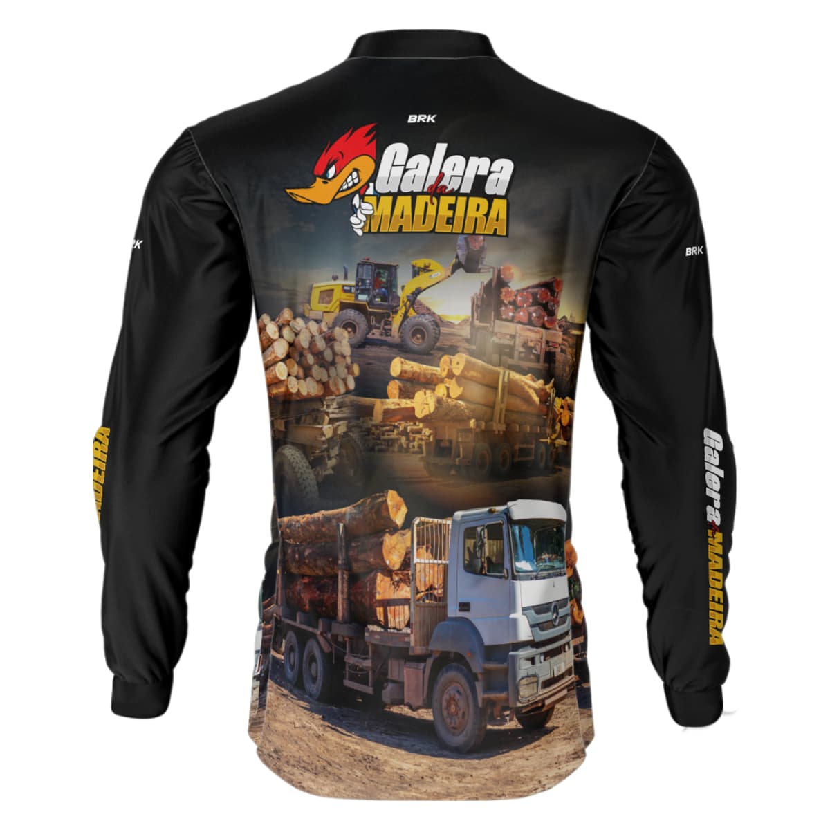 Camisa Agro Brk Madereiro com Proteção Solar UV50+ - Brk Agro